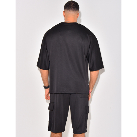 Ensemble short et t-shirt à poches Ensemble short et t-shirt à poches