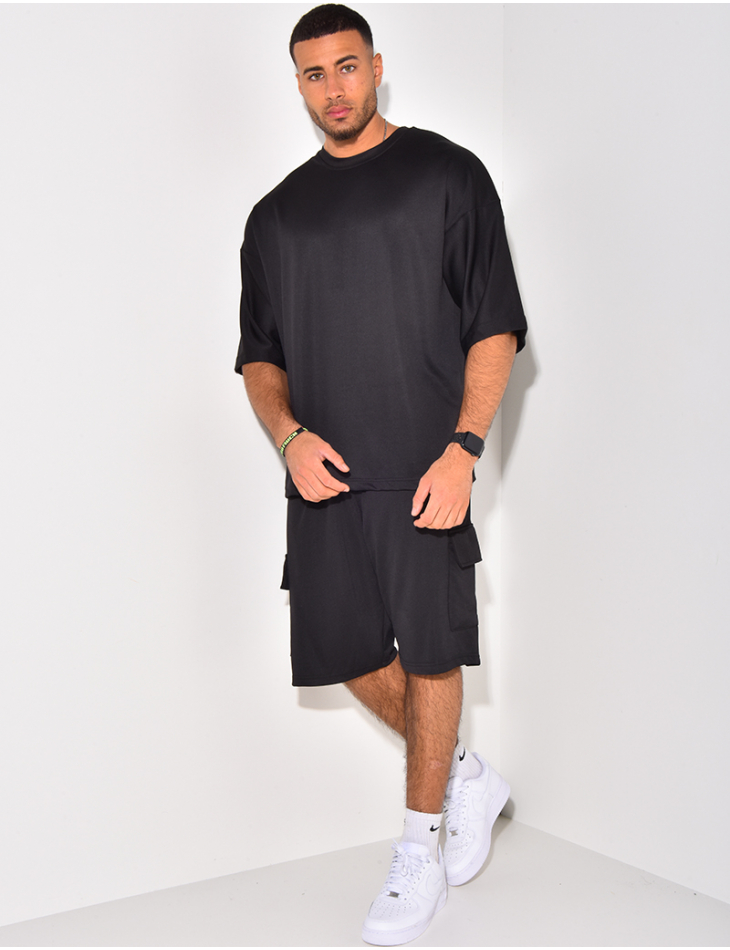 Ensemble short et t-shirt à poches Ensemble short et t-shirt à poches