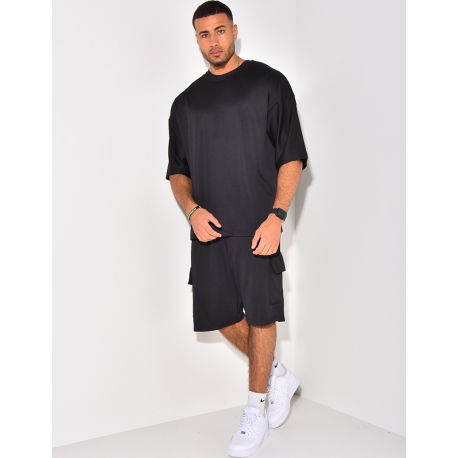 Ensemble short et t-shirt à poches Ensemble short et t-shirt à poches