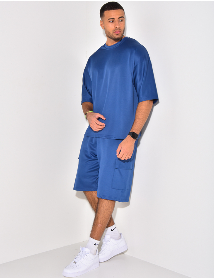 Ensemble short et t-shirt à poches Ensemble short et t-shirt à poches