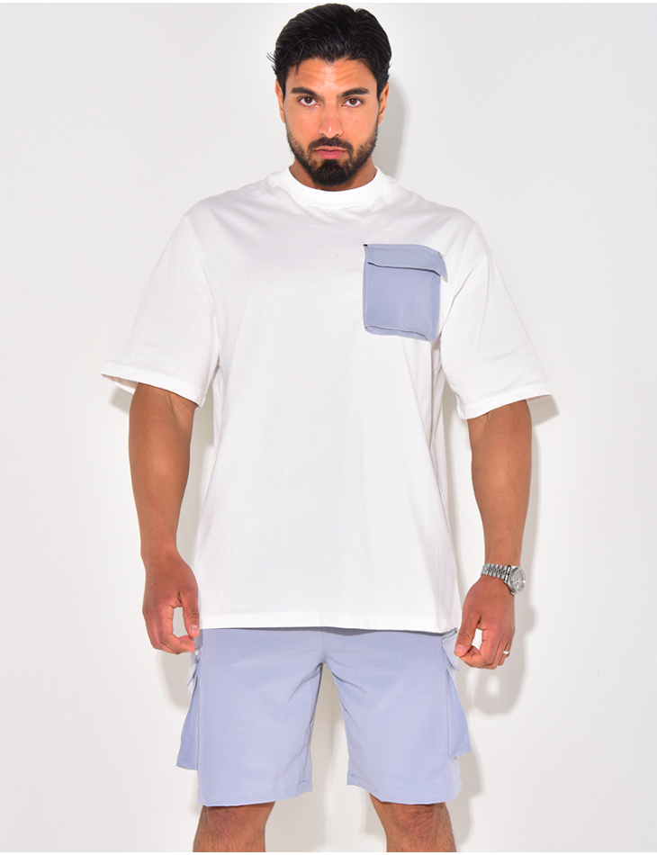 Ensemble short et t-shirt à poches Ensemble short et t-shirt à poches