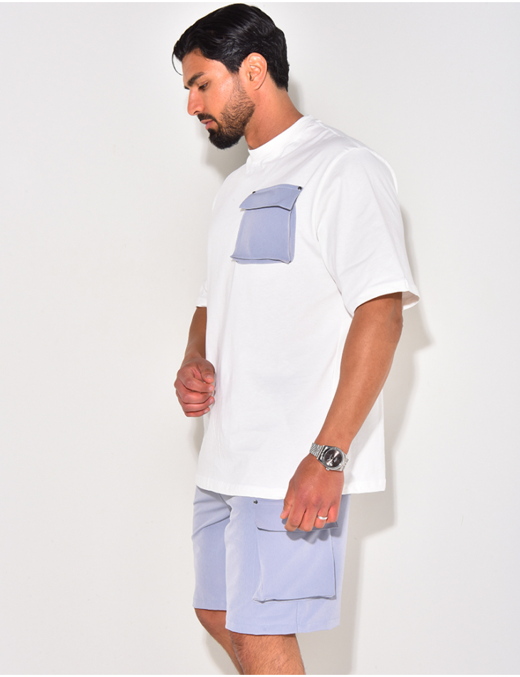 Ensemble short et t-shirt à poches Ensemble short et t-shirt à poches