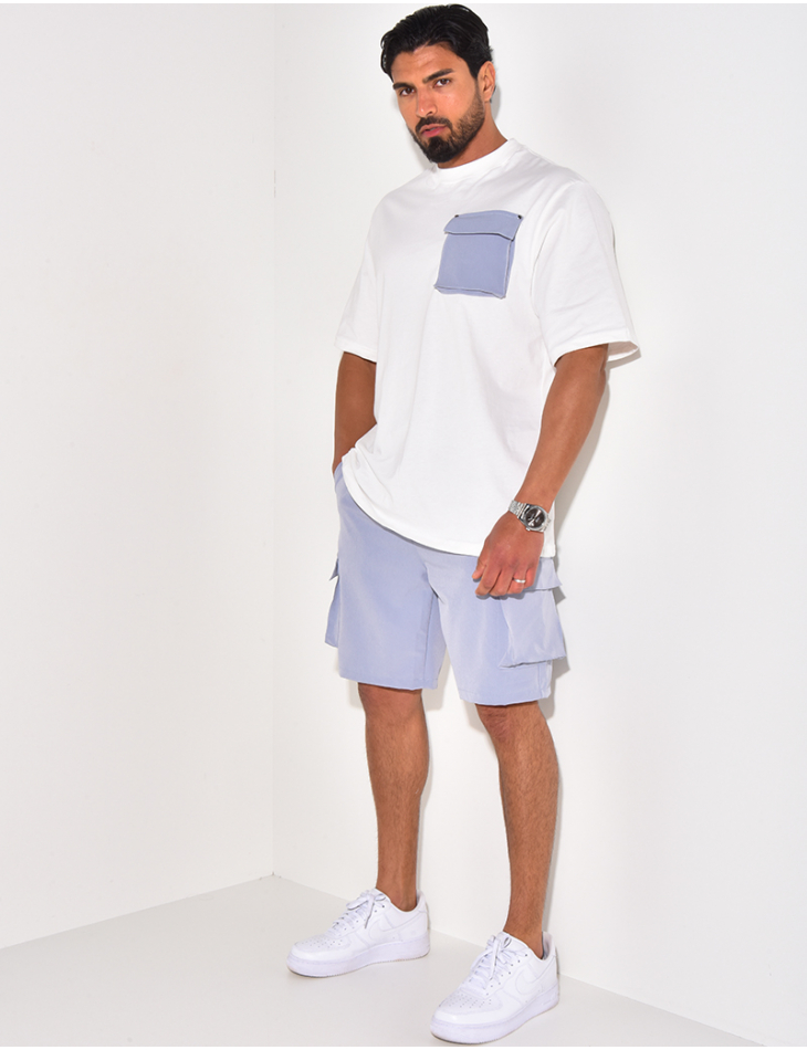 Ensemble short et t-shirt à poches Ensemble short et t-shirt à poches