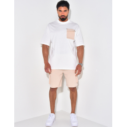 Ensemble short et t-shirt à poches Ensemble short et t-shirt à poches