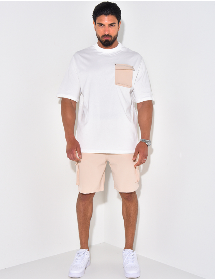 Ensemble short et t-shirt à poches Ensemble short et t-shirt à poches