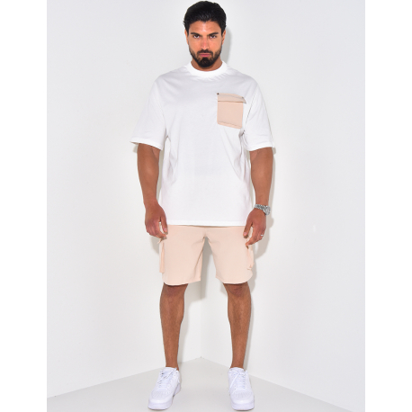 Ensemble short et t-shirt à poches Ensemble short et t-shirt à poches