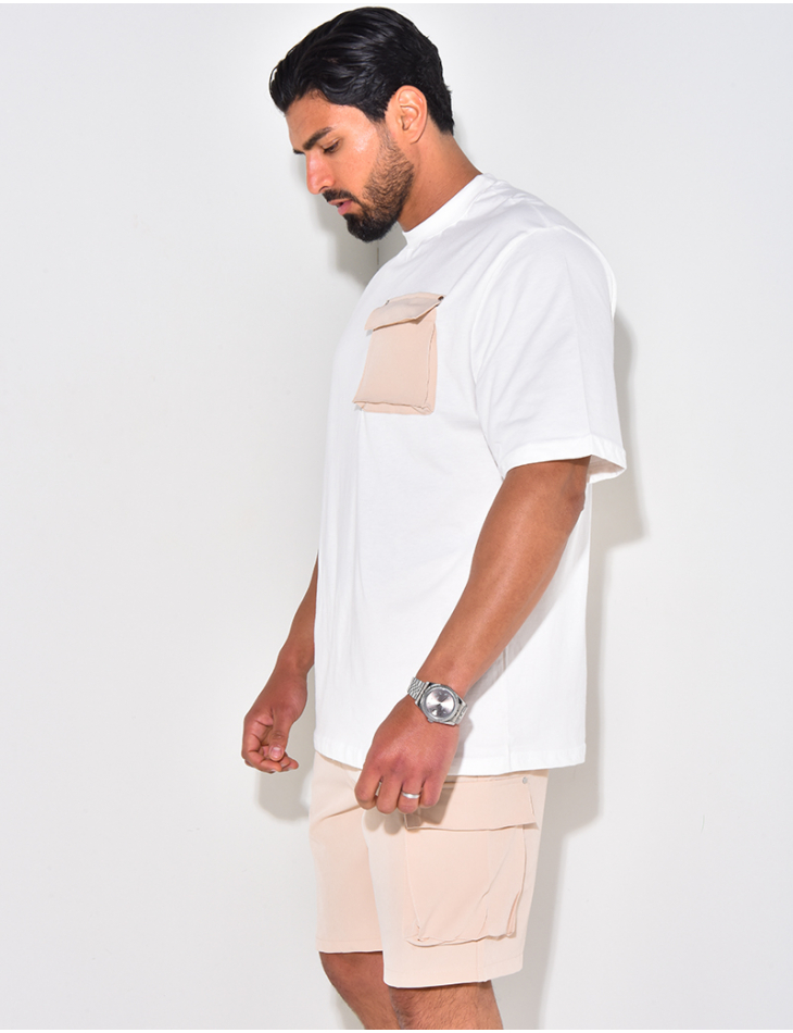 Ensemble short et t-shirt à poches Ensemble short et t-shirt à poches