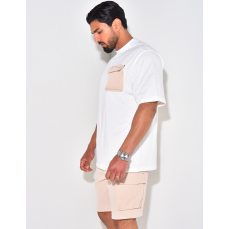 Ensemble short et t-shirt à poches Ensemble short et t-shirt à poches