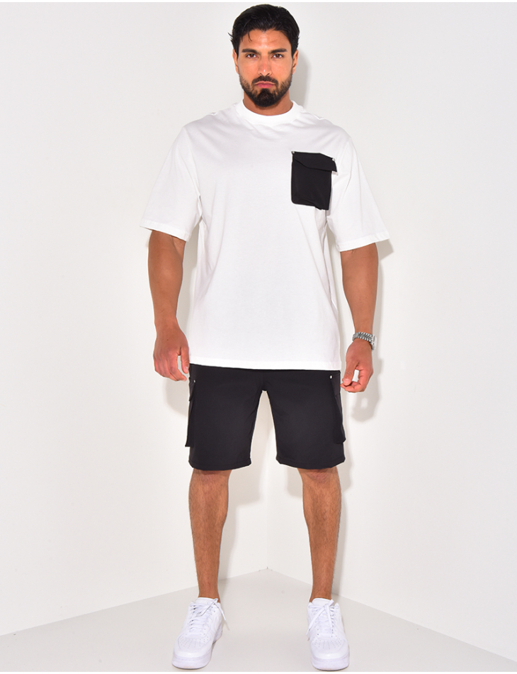 Ensemble short et t-shirt à poches Ensemble short et t-shirt à poches