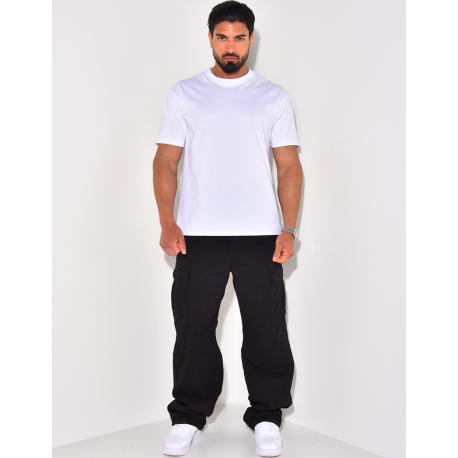 Jeans à poches et ceinture élastique Jeans à poches et ceinture élastique