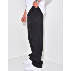 Jeans à poches et ceinture élastique Jeans à poches et ceinture élastique