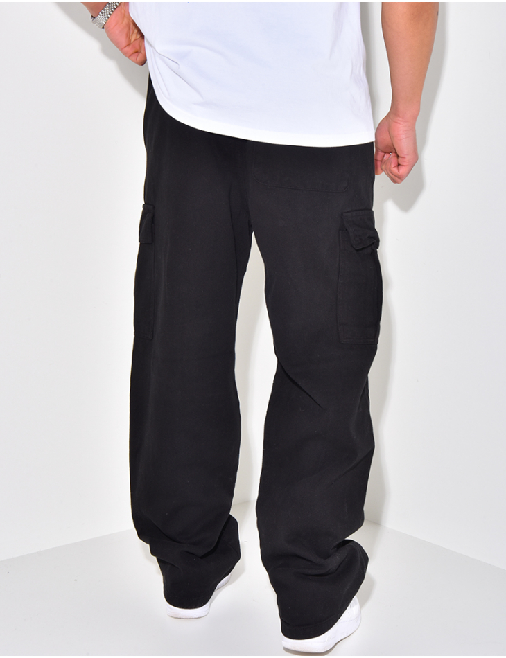 Jeans à poches et ceinture élastique Jeans à poches et ceinture élastique