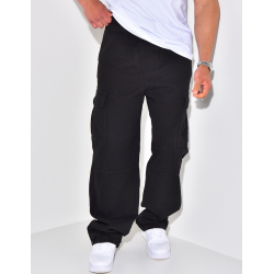 Jeans à poches et ceinture élastique Jeans à poches et ceinture élastique