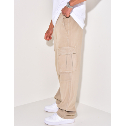 Jeans à poches et ceinture élastique Jeans à poches et ceinture élastique