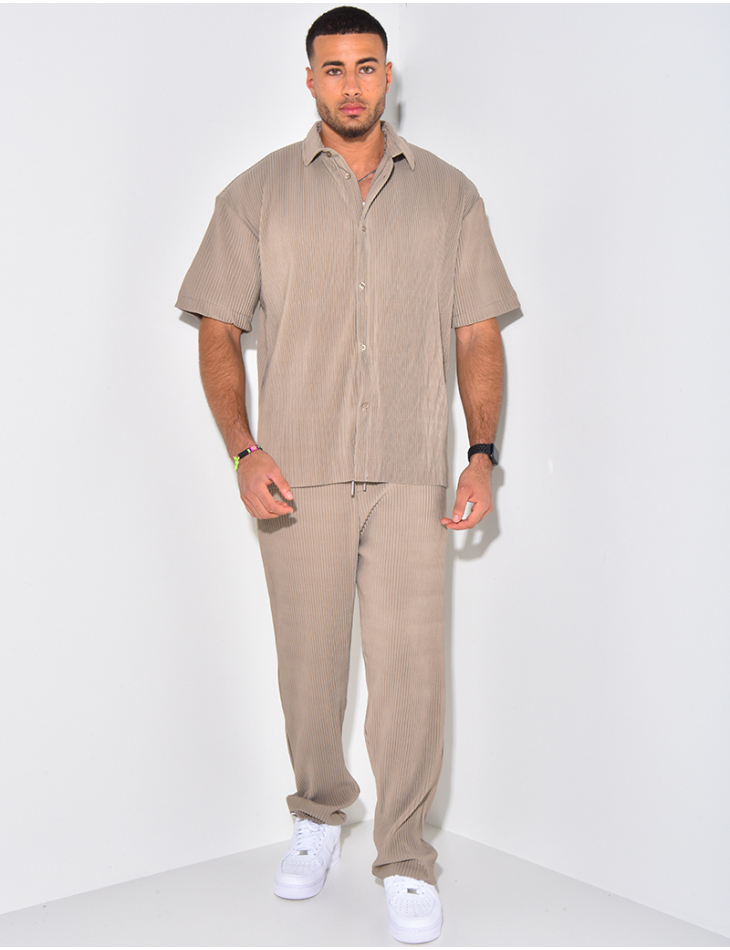 Ensemble chemise plissés Ensemble chemise plissés