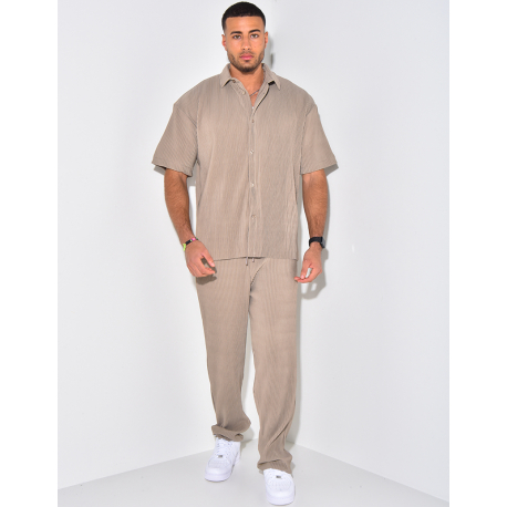 Ensemble chemise plissés Ensemble chemise plissés