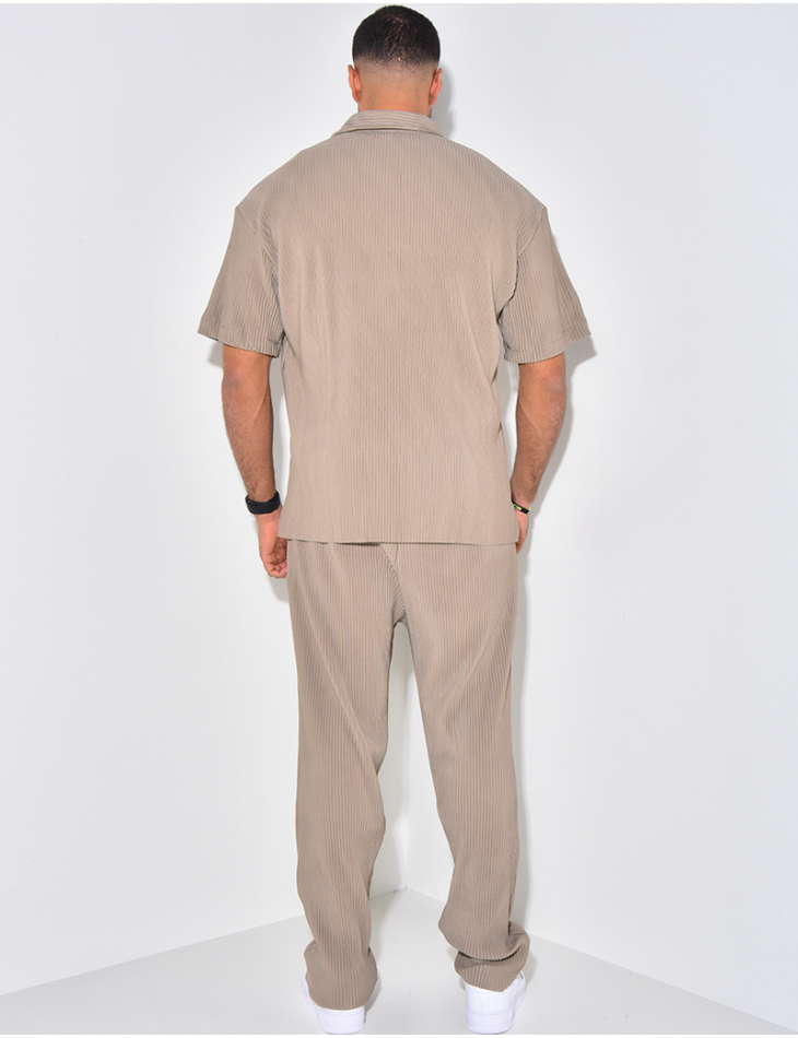 Ensemble chemise plissés Ensemble chemise plissés