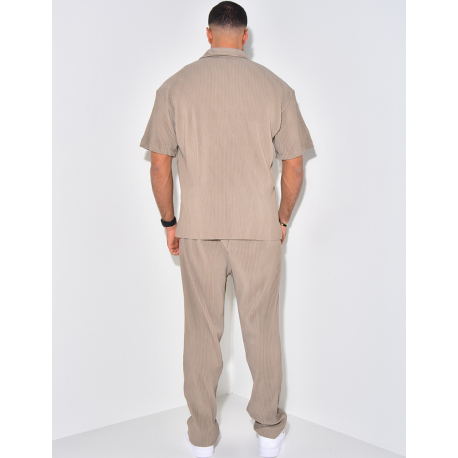 Ensemble chemise plissés Ensemble chemise plissés