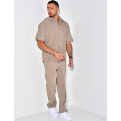 Ensemble chemise plissés Ensemble chemise plissés