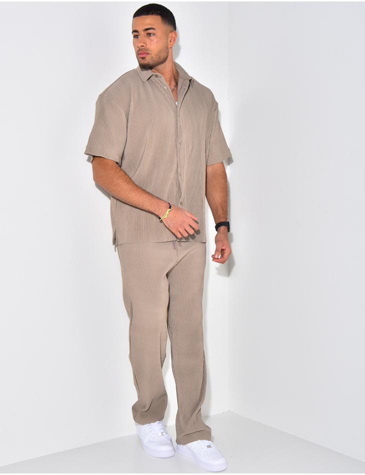 Ensemble chemise plissés Ensemble chemise plissés