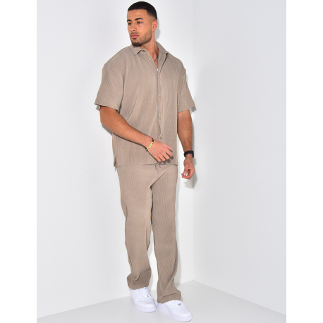 Ensemble chemise plissés Ensemble chemise plissés