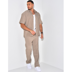 Ensemble chemise plissés Ensemble chemise plissés