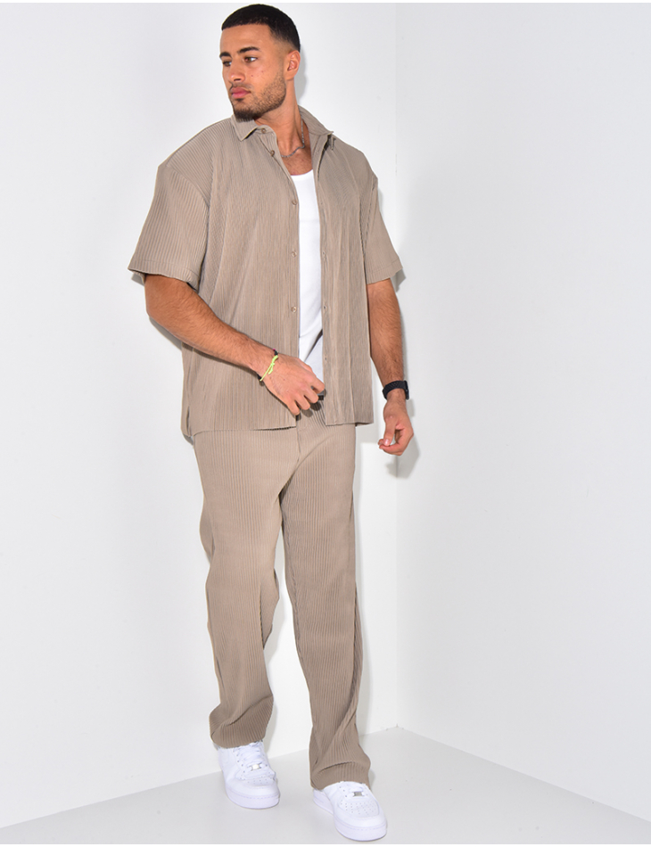 Ensemble chemise plissés Ensemble chemise plissés