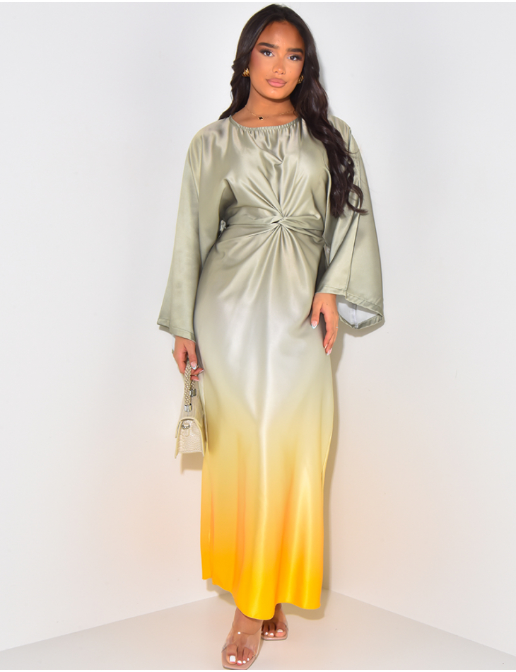Robe maxi satin outlet