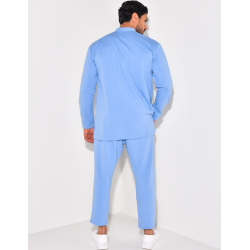 Ensemble pantalon et chemise à col rond Ensemble pantalon et chemise à col rond