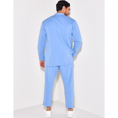 Ensemble pantalon et chemise à col rond Ensemble pantalon et chemise à col rond