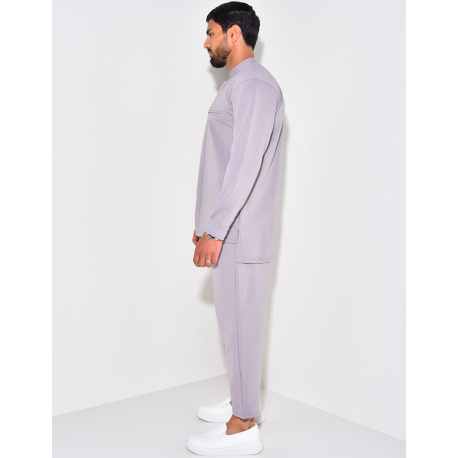 Ensemble pantalon et chemise à col rond Ensemble pantalon et chemise à col rond