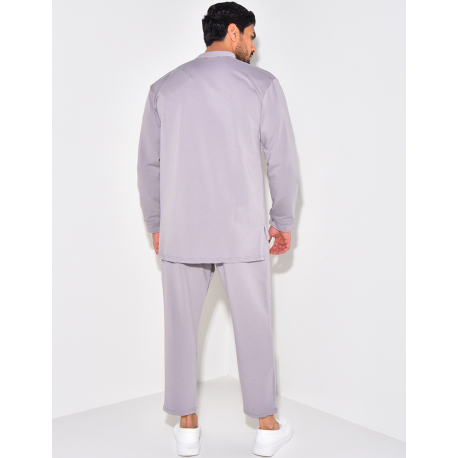 Ensemble pantalon et chemise à col rond Ensemble pantalon et chemise à col rond