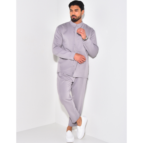 Ensemble pantalon et chemise à col rond Ensemble pantalon et chemise à col rond