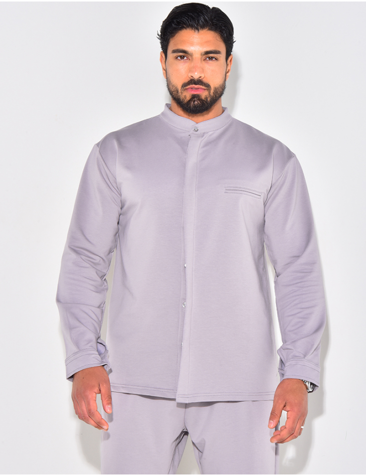 Ensemble pantalon et chemise à col rond Ensemble pantalon et chemise à col rond