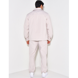 Ensemble fin pantalon et chemise à boutons pressions Ensemble fin pantalon et chemise à boutons pressions