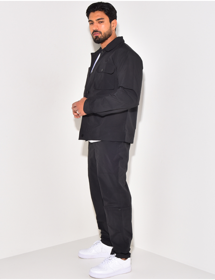 Ensemble fin pantalon et chemise à boutons pressions Ensemble fin pantalon et chemise à boutons pressions