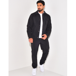 Ensemble fin pantalon et chemise à boutons pressions Ensemble fin pantalon et chemise à boutons pressions