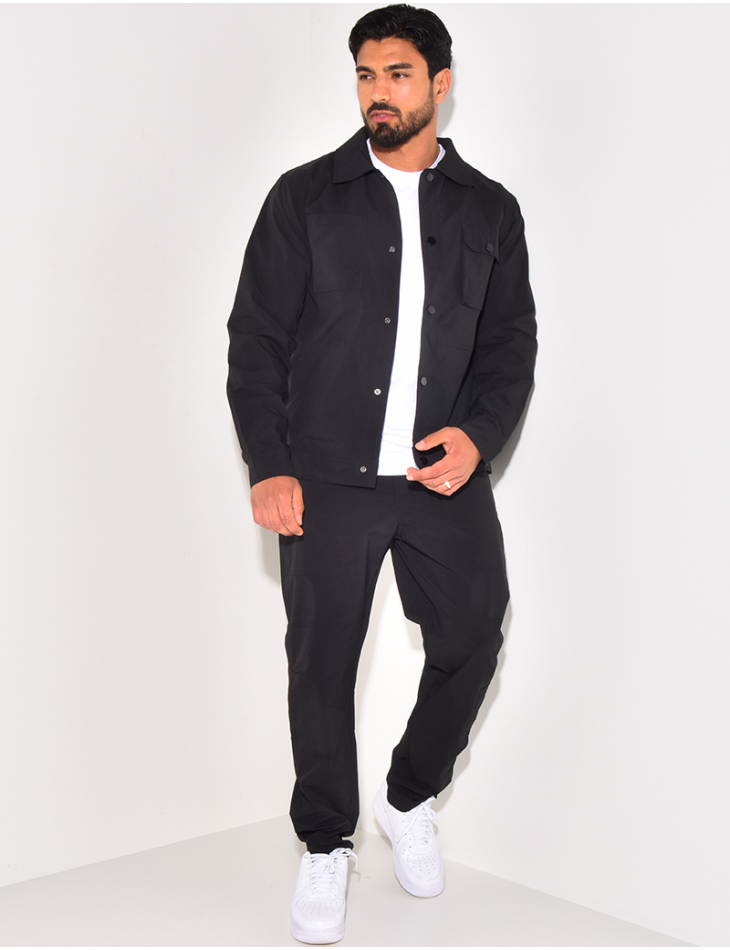 Ensemble fin pantalon et chemise à boutons pressions Ensemble fin pantalon et chemise à boutons pressions