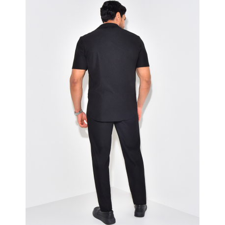 Ensemble pantalon et chemise plissé Ensemble pantalon et chemise plissé