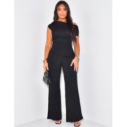 Ensemble pantalon et top manches courtes asymétrique Ensemble pantalon et top manches courtes asymétrique