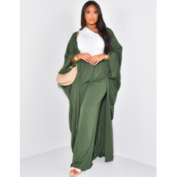 Long vest and pants set