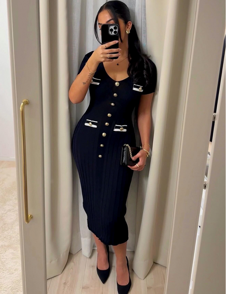 Robe à boutons Robe à boutons