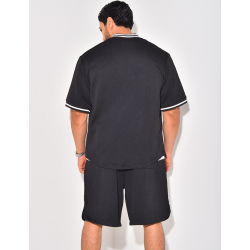 Ensemble short et chemise lettre E