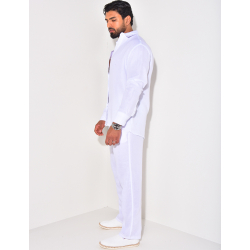 Ensemble pantalon et chemise en lin Ensemble pantalon et chemise en lin
