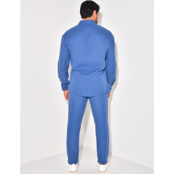 Ensemble pantalon resserré et chemise en coton Ensemble pantalon resserré et chemise en coton