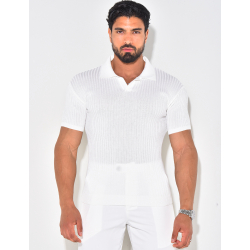 Polo côtelé cintré Polo côtelé cintré