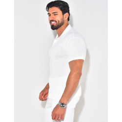 Polo côtelé cintré Polo côtelé cintré