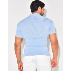 Polo côtelé cintré Polo côtelé cintré