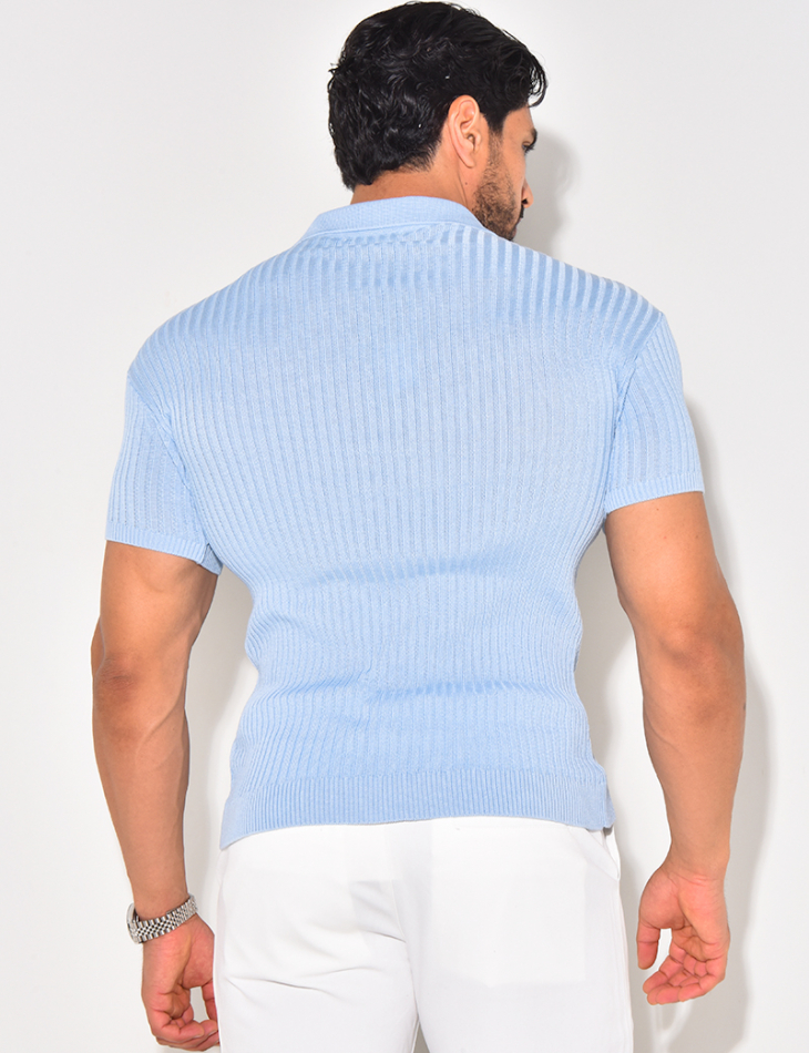 Polo côtelé cintré Polo côtelé cintré