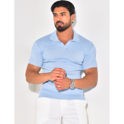 Polo côtelé cintré Polo côtelé cintré